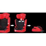 Automobilinė kėdutė COLETTO AVANTI ISOFIX raudona 15-36 Kg.
